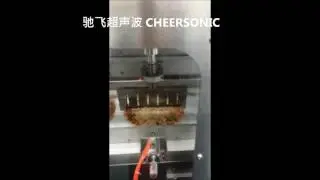 201715009 Cheersonic Inline ultrasonic cutter to cutting pizza