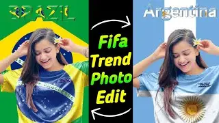 FIFA WORLDCUP Supporters Photo Editing | Argentina, Brazil & Portugal Fans Photo Editing