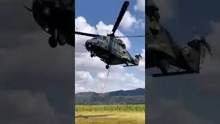 NH-90 Helicopter, Suitable for Combat, Also Suitable for Running SAR Missions in Extreme Weather