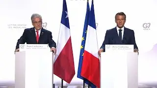 G7 Biarritz: Joint press conference on the climate, biodiversity and oceans