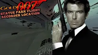 A WALK IN THE PARK! 007 Golden Eye Statue Park [Flight Recorder Location]