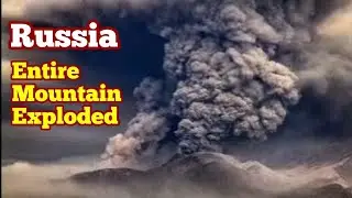 Апокалиптическое пепловое извержение вулкана Шивелуч на Камчатке, Россия, Индо-Тихоокеанское огне...