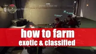 Tom Clancy's The Division | Resistance Pier 93 | Farming Exotics & Classified Gear in 15 WAVE