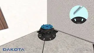 Ploturi reglabile pentru pardoseli flotante de exterior