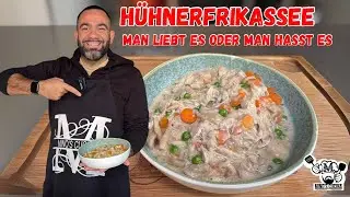 Schnelles & cremiges H&uuml;hnerfrikassee mit Spargel & Champignons &ndash; wie bei Oma