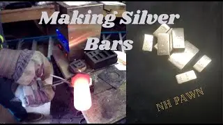 Making Silver Bars out of Sterling Silver from the Pawn Shop