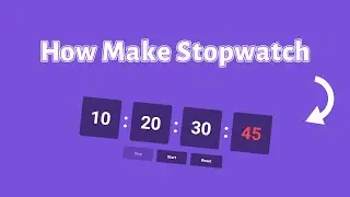 How Make Stopwatch | with 