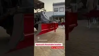 Hydrolic rotatable leveller #sarpanch #leveller #farming #sarpanchji