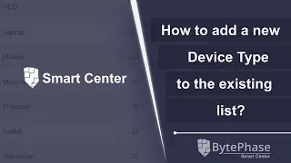 How to add a new device type to the existing list ?