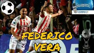 Gol de Federico Vera. Uni&oacute;n 1 - Junior 1. Relatos: Nicol&aacute;s Mai. Cadena 3. La Central Deportiva