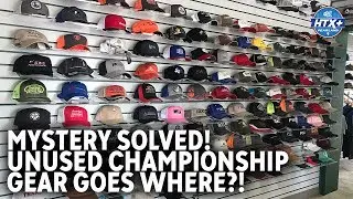 What happens to losing team's unused championship shirts | HTX+