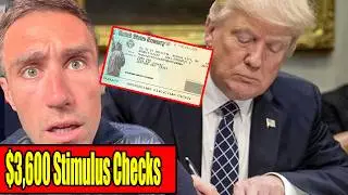 Trump Pitches *NEW* Stimulus Checks: $3,600