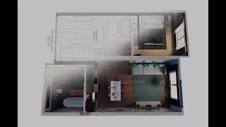 Cinema 4D/Speed modeling/Home interior