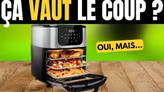 Princess Friteuse &agrave; Air et Four &agrave; Air Chaud 11 L &ndash; Multifonction avec Couvercle Rotatif