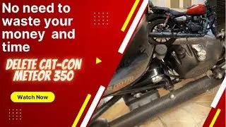 !! DELETE CATALYTIC CONVERTER METEOR 350 !! @RahulRider85