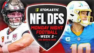 NFL DFS Showdown Live Before Lock | Buccaneers-Texans & Charger-Raiders MNF Week 1 DFS Picks