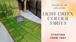 Green saree , light green saree , parrot green saree , pista green saree , green colour saree
