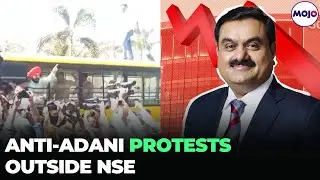 Mumbai Congress' Massive Protest Outside NSE; Bhai Jagtap, Other Workers Arrested
