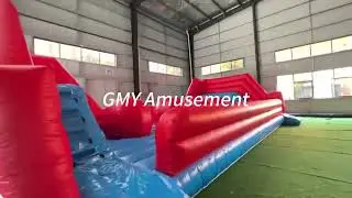 Giant Obstacle Course Wipeout Big Red Balls Inflatable GMY Inflatables