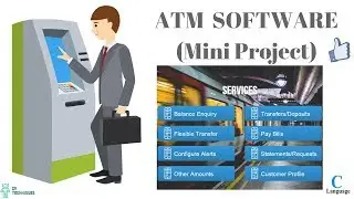C Program to Display the Bank ATM Transaction [ZR Techniques] |Just Click|