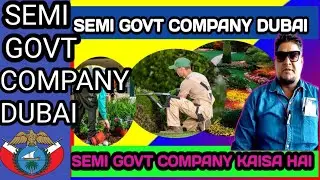 Semi govt company dubai || semi government company kaisa hai || semi company new job vacancy 2024 ?