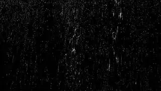 Rain Drops On Screen With Black Background Overlay | Raining On Window Video | Royalty Free