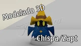 Modelado 3D - Chispa/Zapt ( World of Final Fantasy)