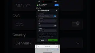 How to add a payment method in Kick Streaming app?