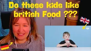 German reacts to Kids Try British Food | Kids Try by HiHo Kids
