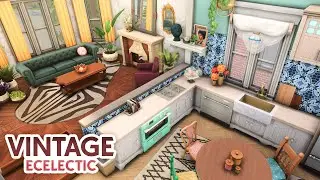 Красочная винтажная эклектичная квартира // The Sims 4 Быстрая сборка: Ремонт квартиры