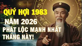 Tuổi Quý Hợi 1983 Phát Lộc MẠNH Nhất Tháng Nào Năm 2026? Biết ĐÚNG Tháng Để ĐỔI ĐỜI