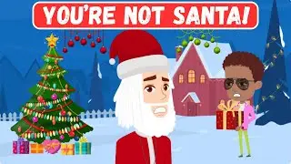 SANTA ISN'T REAL?! Basic English Conversation | Learn English | English | Vox English  | Christmas