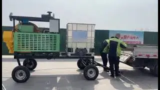Car-mounted air-supply leaf blower High-power road maintenance blower with built-in dust suppression
