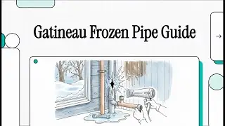 Frozen Pipe Repair & Prevention in Gatineau