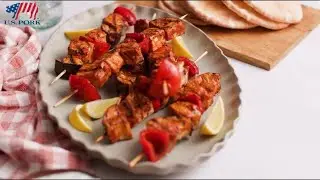 Greek Style Pork Skewers