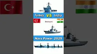 Turkey Vs India Naval Power Comparison 2025 #turkeymilitarypower #india #militarycomparison