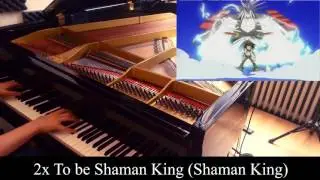 Shaman King OP - To be Shaman King (english) [piano] Lyrics + Video