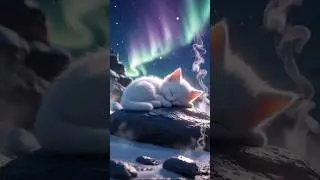 Cat & Geysers #cat #animation #meow #geysers #volcano #cute #funny #kitten #animals