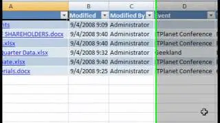 SharePoint Shepherd 2007 - Export A Library To An Excel Spreadsheet