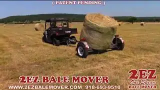 2ez 1 spear bale mover utv