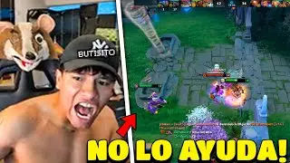 NO LO AYUDA Y SE EMPIEZAN A INSULTAR 😂|ButiDota2