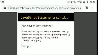 Web technology: Operators in JavaScript