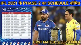 Ipl 2021 resume date| ipl 2021 rescheduled| ipl rescheduled date| ipl news 2021 today| ipl 2021