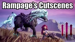DARKSIDERS 3 - Fury's Horse, Rampage (All of Rampage's Cutscenes) | Horse Lovers, BEWARE!