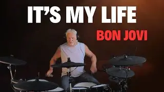 It's My Life by Bon Jovi 🥁 Drum Cover 🎶 80's Rock