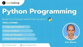 1.0 Python Programming | Introduction | New Series by Burle Sir | For School & College Students