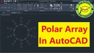 How to use Polar Array In AutoCAD