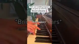 Imagine a STEVEN UNIVERSE wedding song! #stevenuniverse theme #wedding #piano