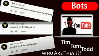 Todd/Tim/Tem/Tom/Shiviko All Bots! They Are Connected :Warning Youtubers Must Watch