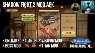 SHADOW FIGHT 2 MOD APK | WEAPON MOD🪓 | UNLIMITED MONEY💸 | BOSS RAID | Thanks to @ZytraxID 